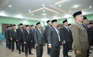 Lantik 62 Pejabat, Kakanwil Pesankan Menjunjung Tinggi Etika Pegawai